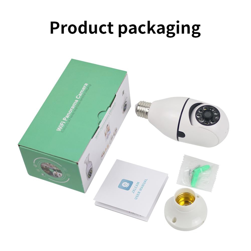 WiFi Panorama Security Camera – 360° Remote Viewing, Motion Detection