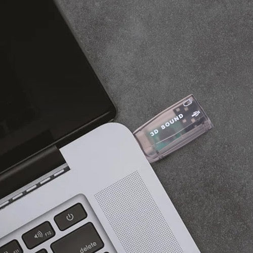 USB Sound Controller – Virtual 5.1CH Audio Adapter with 3D Sound