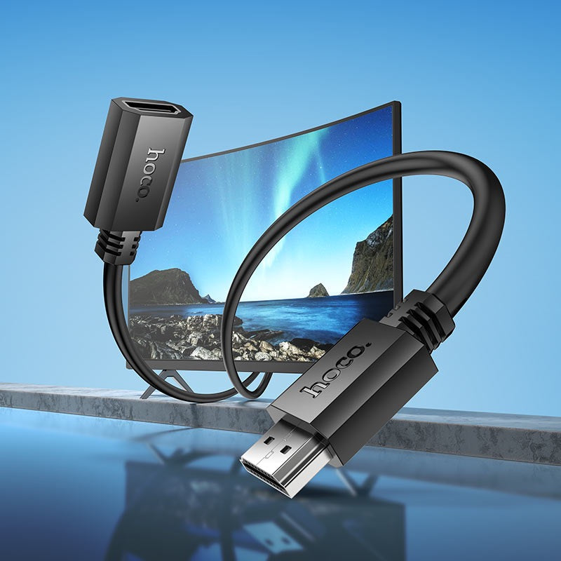 HDTC to HDTV Male-to-Female 1M Extension Cable – 4K 60Hz HD Video Support