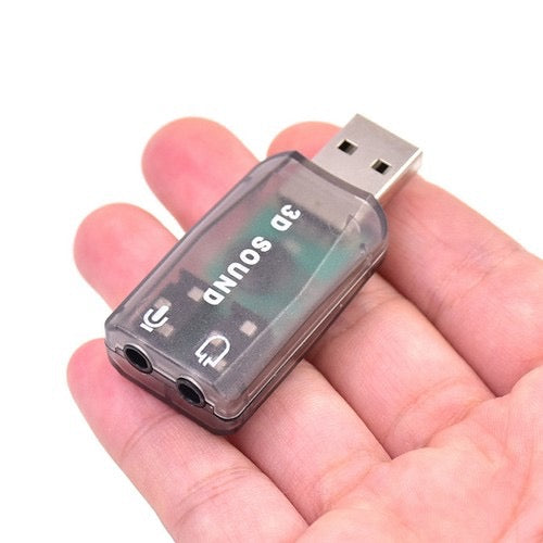 USB Sound Controller – Virtual 5.1CH Audio Adapter with 3D Sound