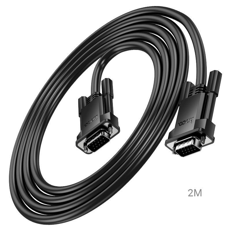 VGA to VGA Male-to-Male 2M HD Data Cable – Durable 4K 60Hz Display Support