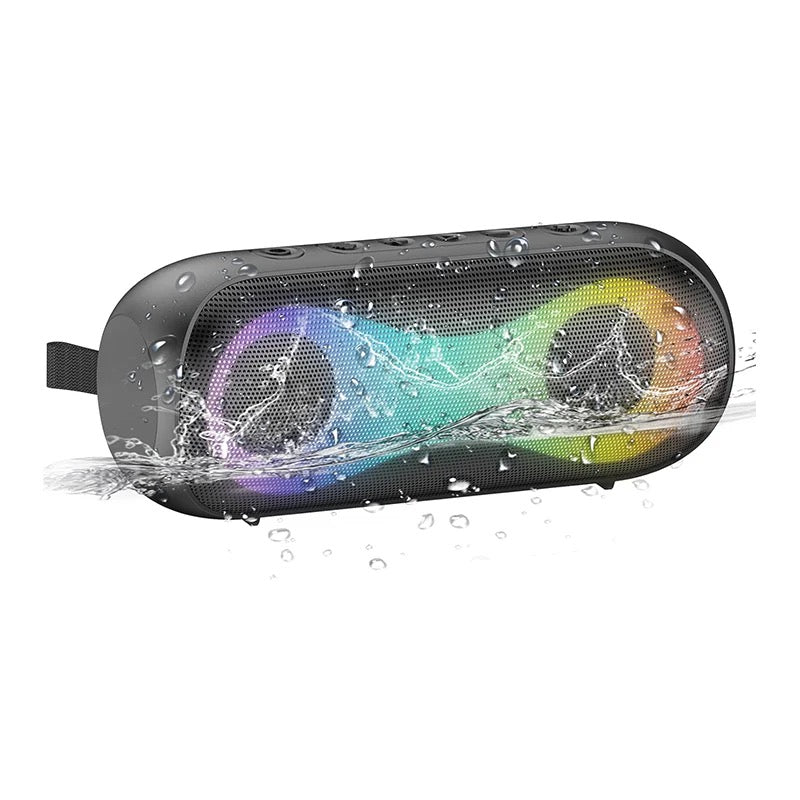 Colorful Wireless Speaker 30W with LED Lights, TF Card & IPX7 – 4000mAh