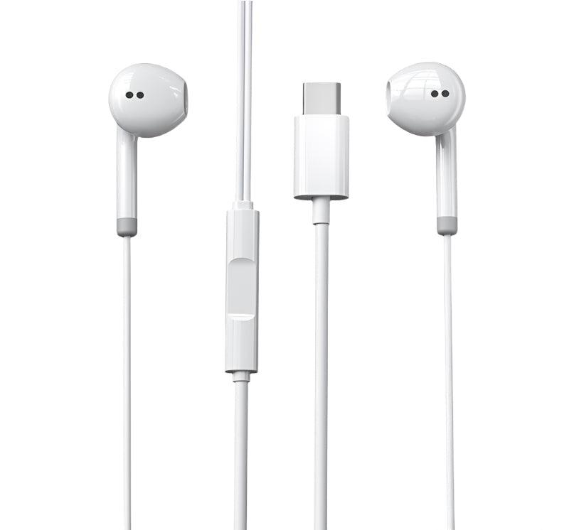 WEKOME YA19 Wired USB-C Earphones – High Clarity Sound & Inline Controls