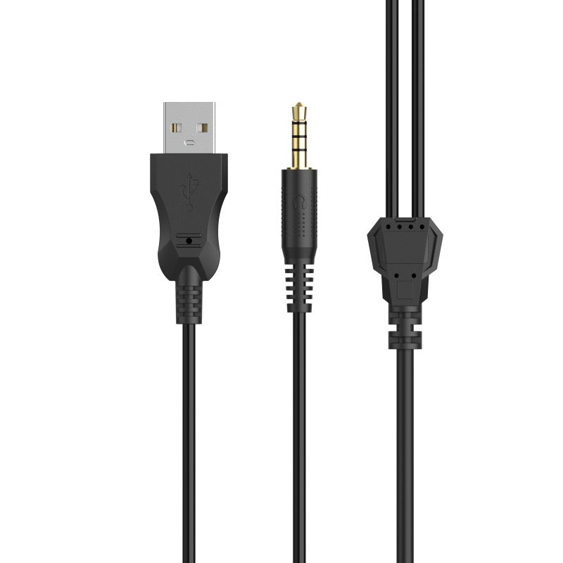 GM-3 Wired Gaming Headset – 50mm Drivers, 3.5mm Jack, Stereo Sound