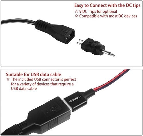 Infapower Laptop Universal Charger Power Supply 1000mA – Multi-Voltage AC/DC Adapter
