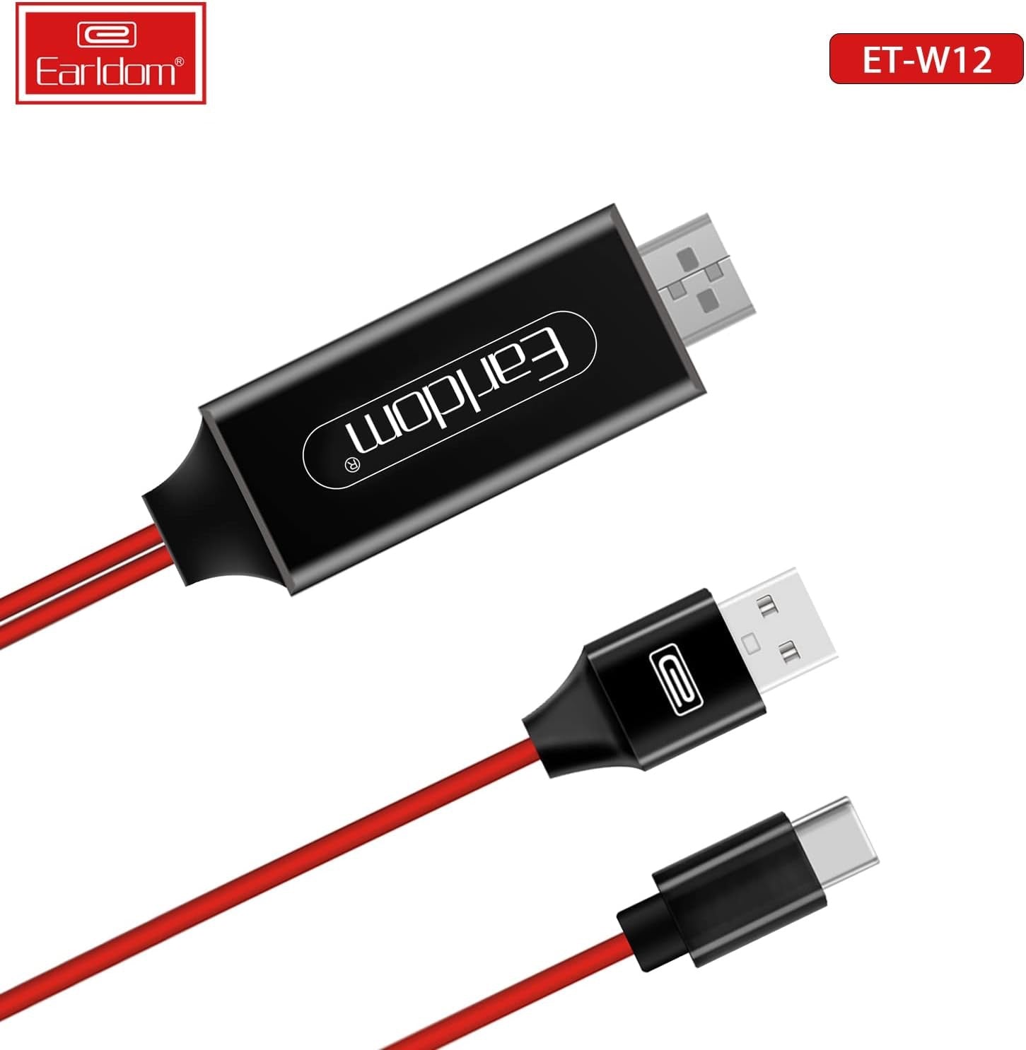 USB-C to HDTV Adapter Cable 2M – 4K Type-C to HDMI Video Converter