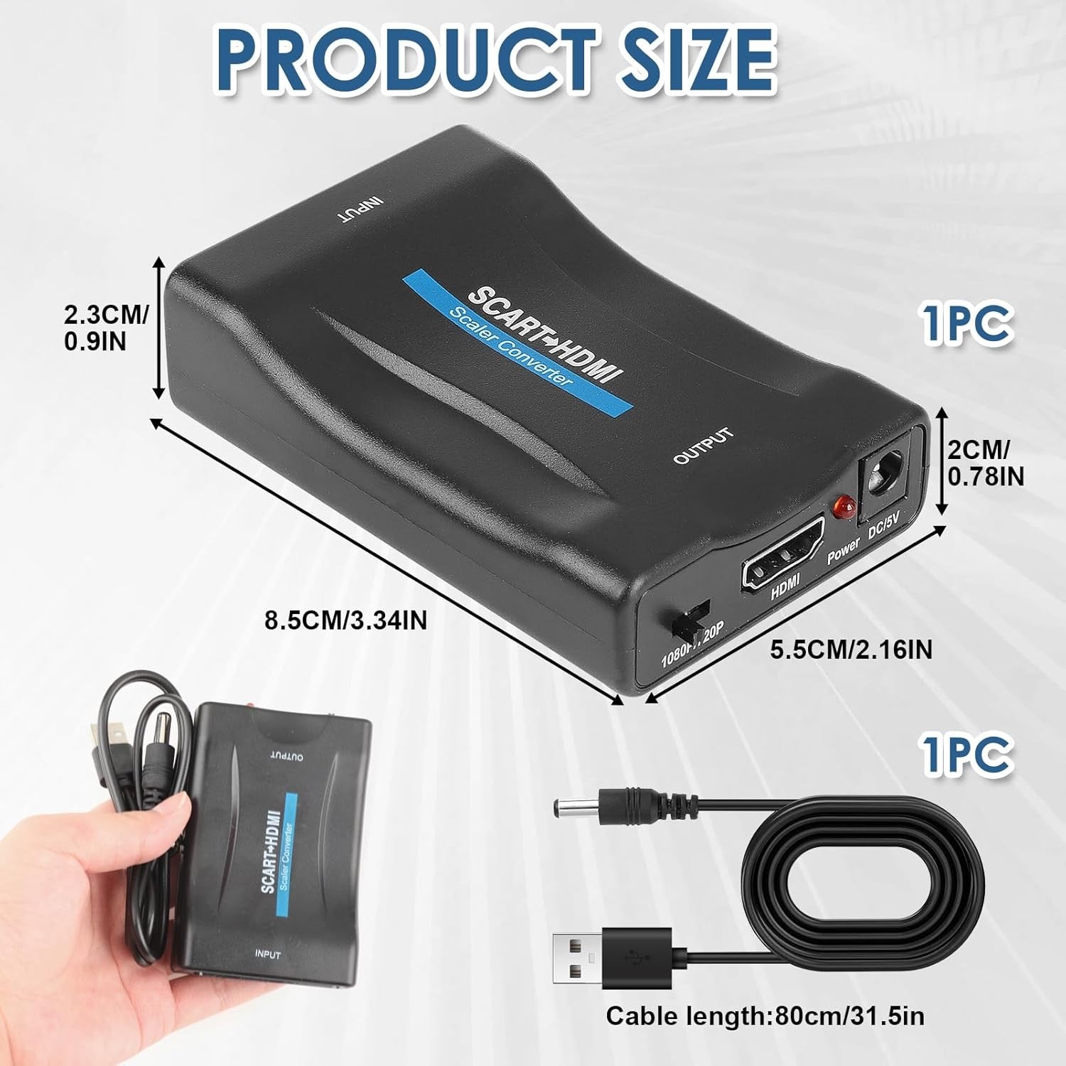 Multi-Format Video Converter Series – SCART, VGA, HDMI, BNC Compatible