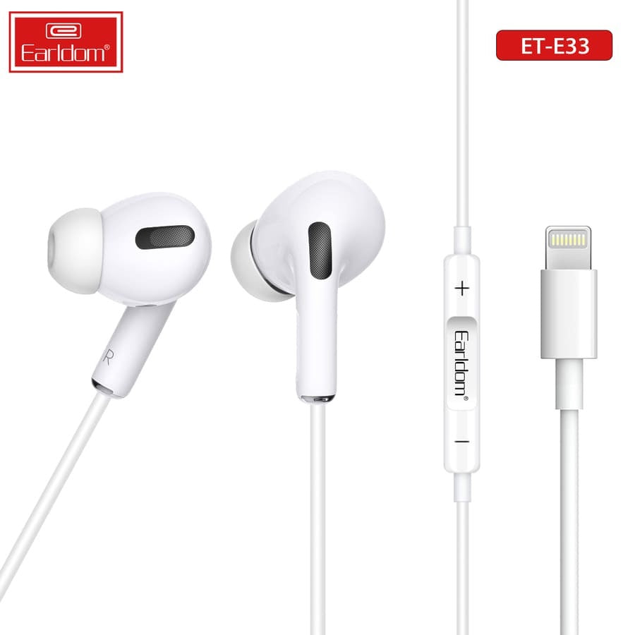 8-Pin Stereo Earphones – Lightning In-Ear Headphones with Mic & Remote