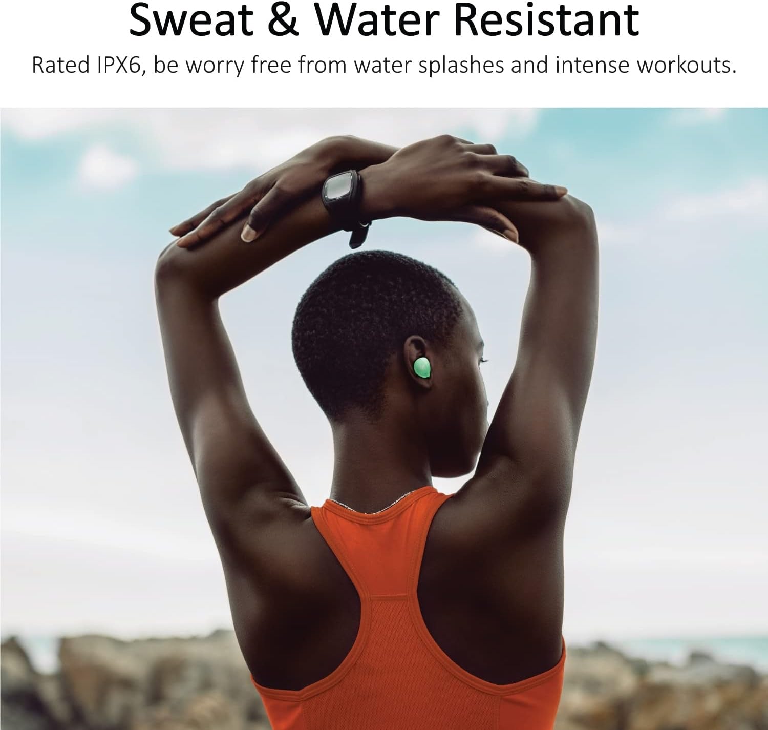 Wireless Bluetooth 5.3 Earbuds with IPX6 Waterproof & Touch Control β 8+12H Battery Life