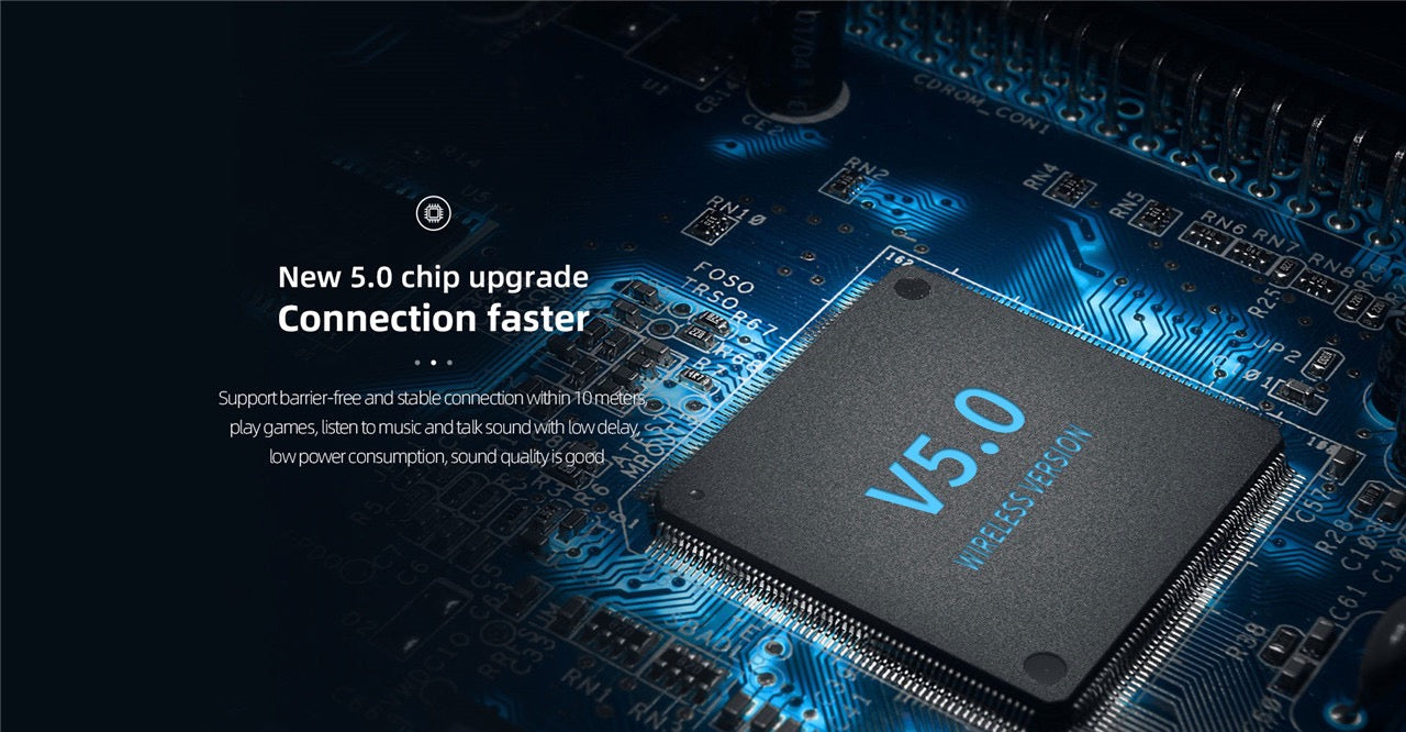 A23 Wireless Bluetooth Headphones – 40mm Drivers, 5.0 Bluetooth, 5H Playback