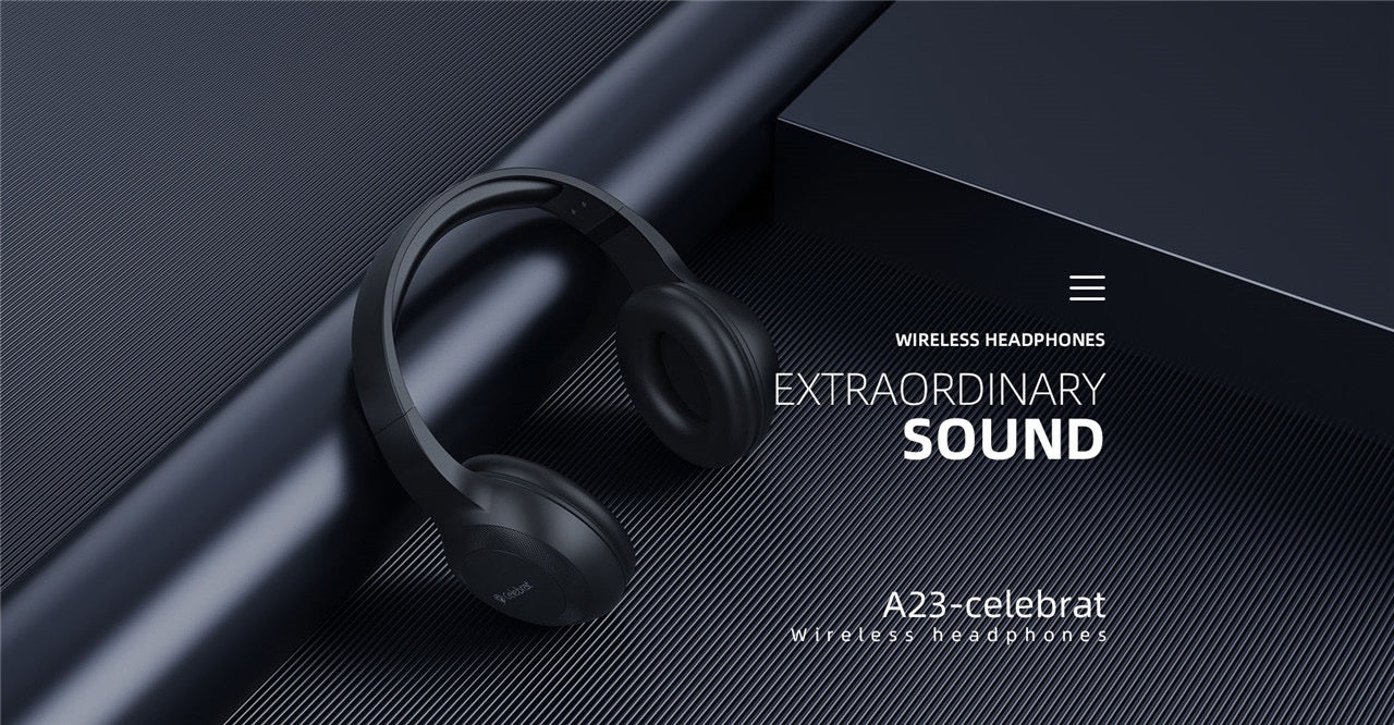 A23 Wireless Bluetooth Headphones – 40mm Drivers, 5.0 Bluetooth, 5H Playback