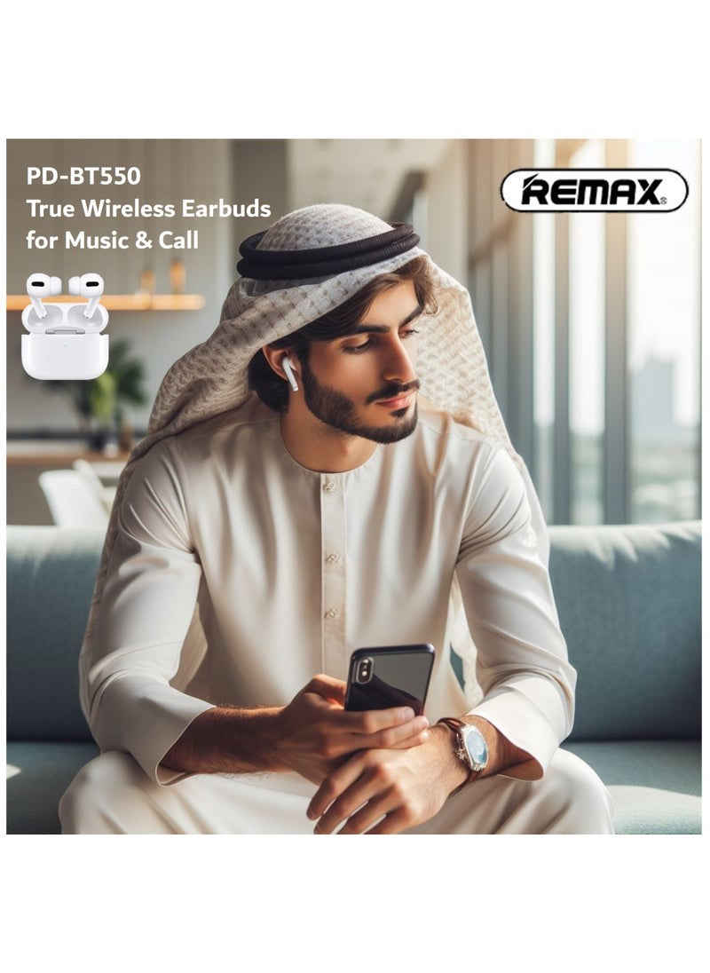 True Wireless Earbuds for Music & Calls – V5.4, 13mm Drivers, 4H Playtime