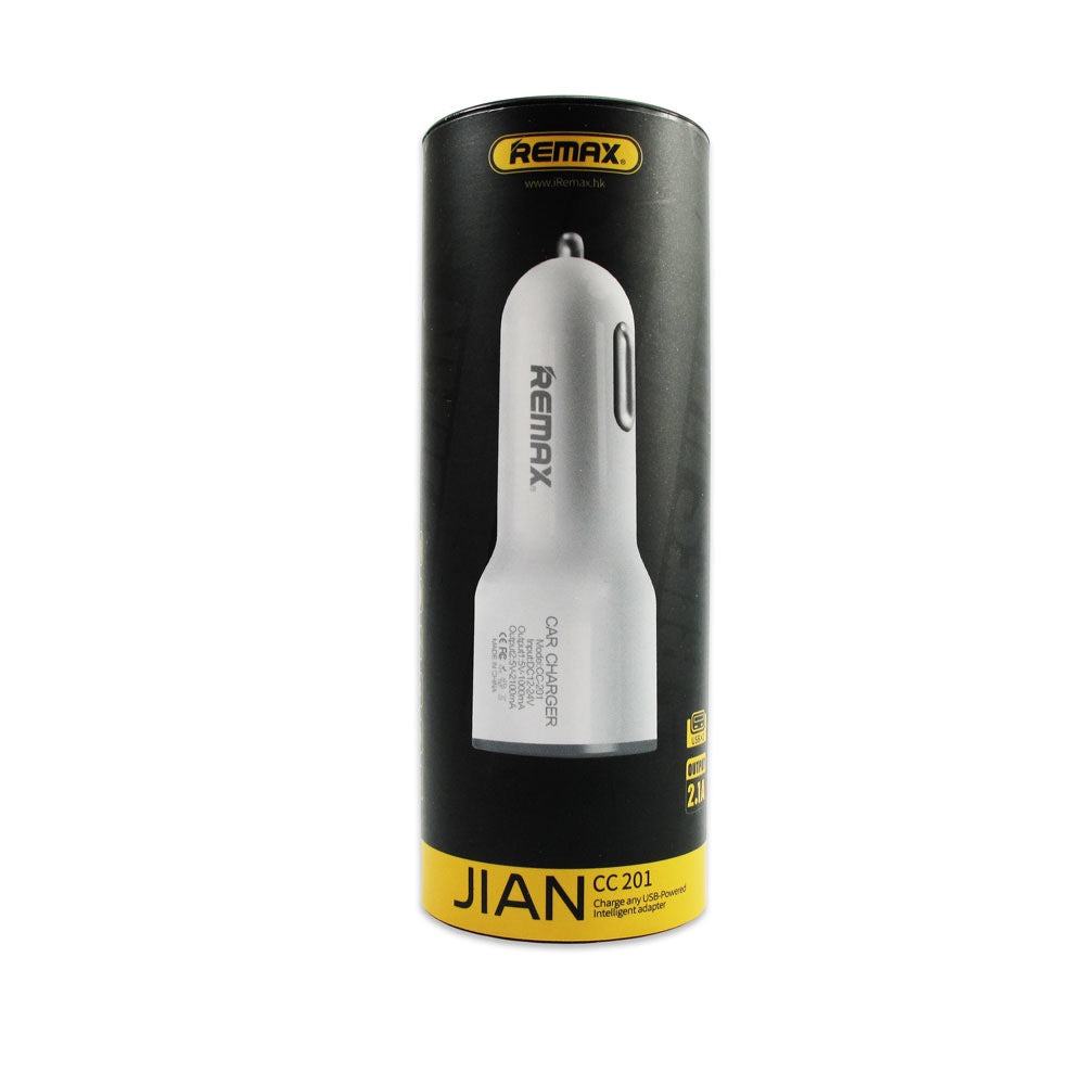 JIAN Dual USB Car Charger – 5V 2.1A + 1A Output, Universal DC12V Adapter