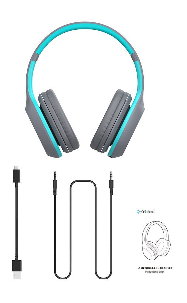 A18 Wireless Bluetooth Headphones – 40mm Drivers, 8H Playback, Clear Audio