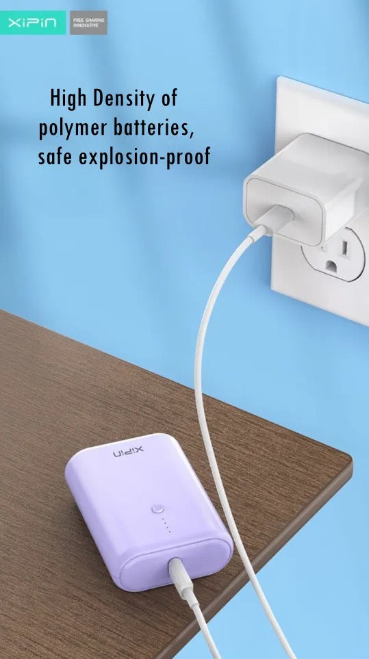 10,000mAh Quick Charge Power Bank – Mini Size, LED Display, Type-C & USB Output