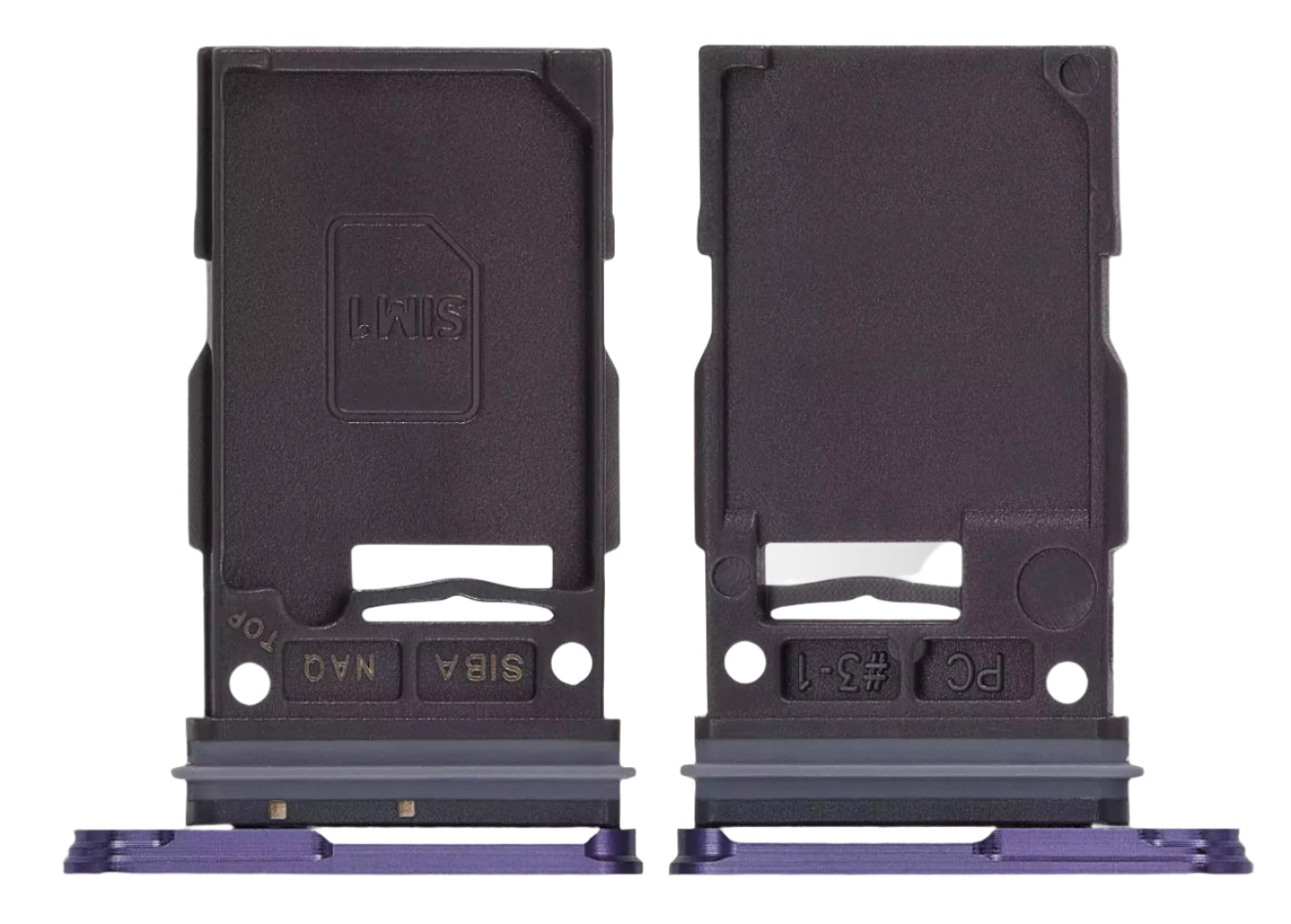Violet SIM Card Tray for Samsung S24 Plus & S24 – Factory-Matched Finish + Waterproof Seal