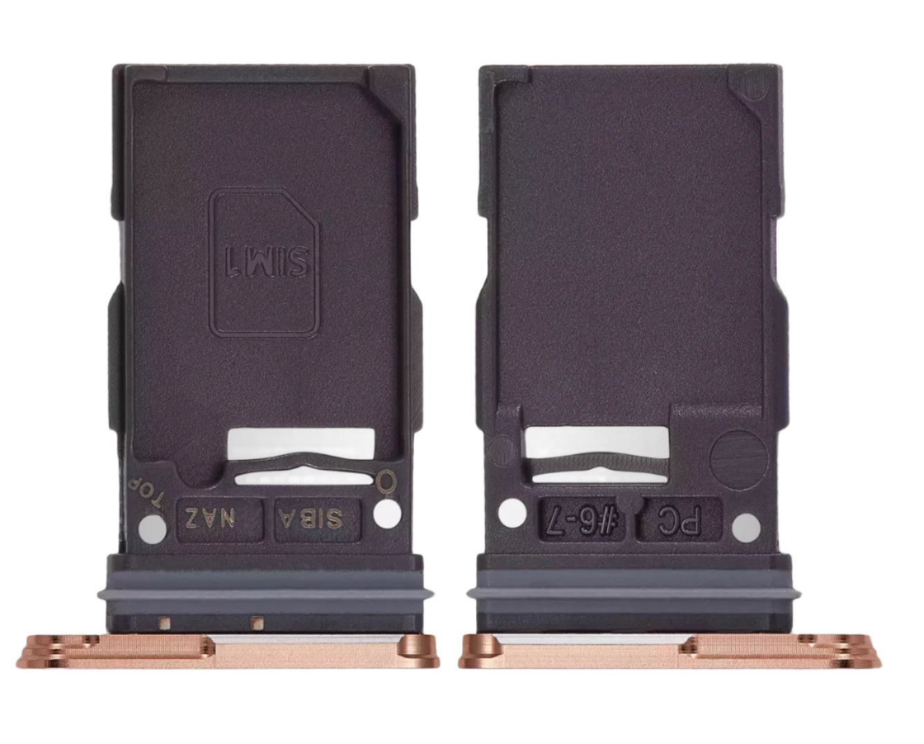 Orange SIM Card Tray for Samsung S24 Plus & S24 – Bold Custom Look + Water Seal