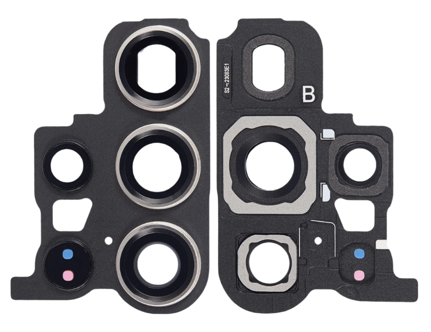 Black Rear Camera Lens Glass Cover for Samsung S23 Ultra – Matte/Gloss Finish, OEM Fit