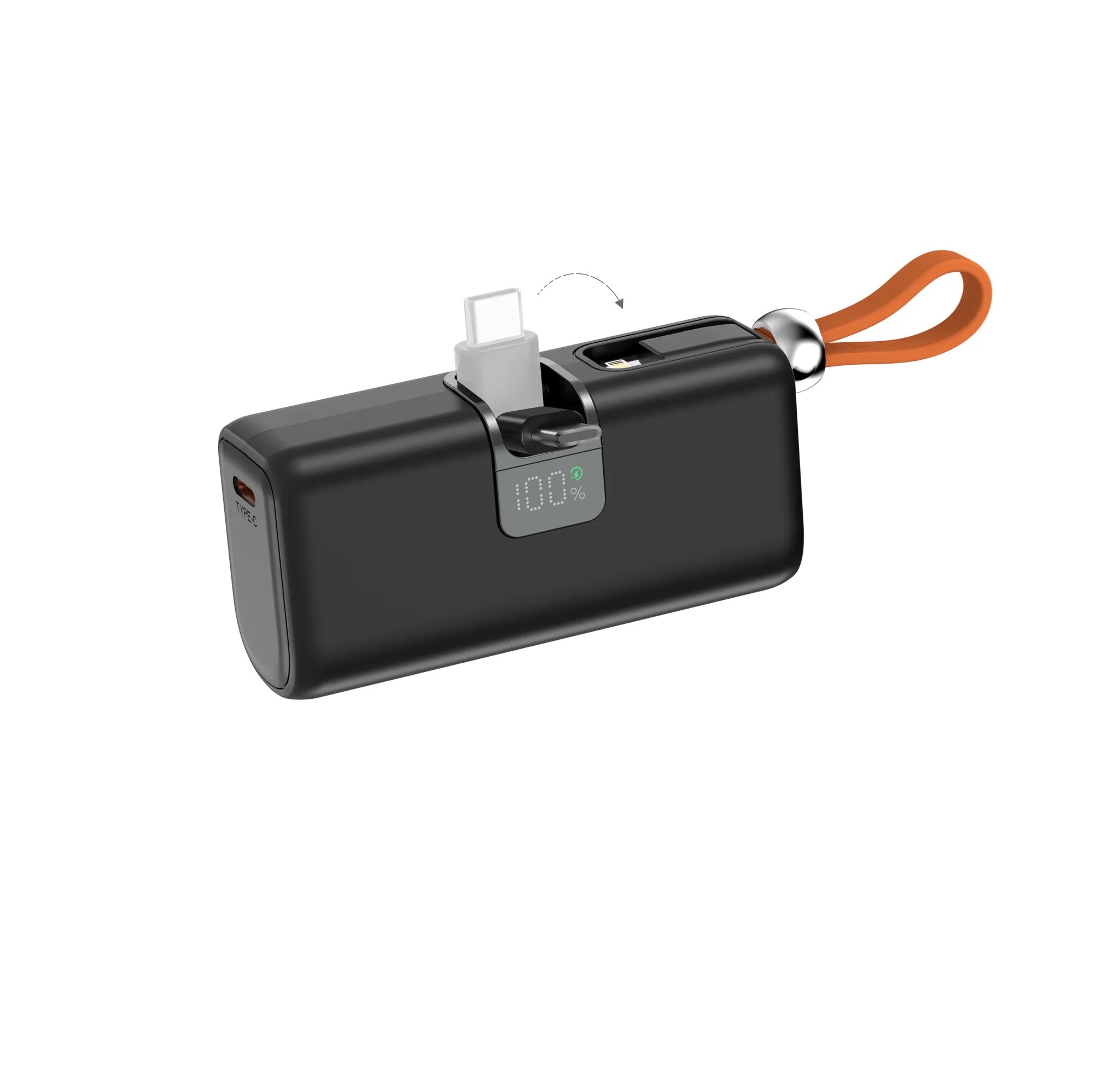 NCC 5000mAh Mini Capsule Power Bank – Ultra-Compact, Fast Charging, Travel Ready