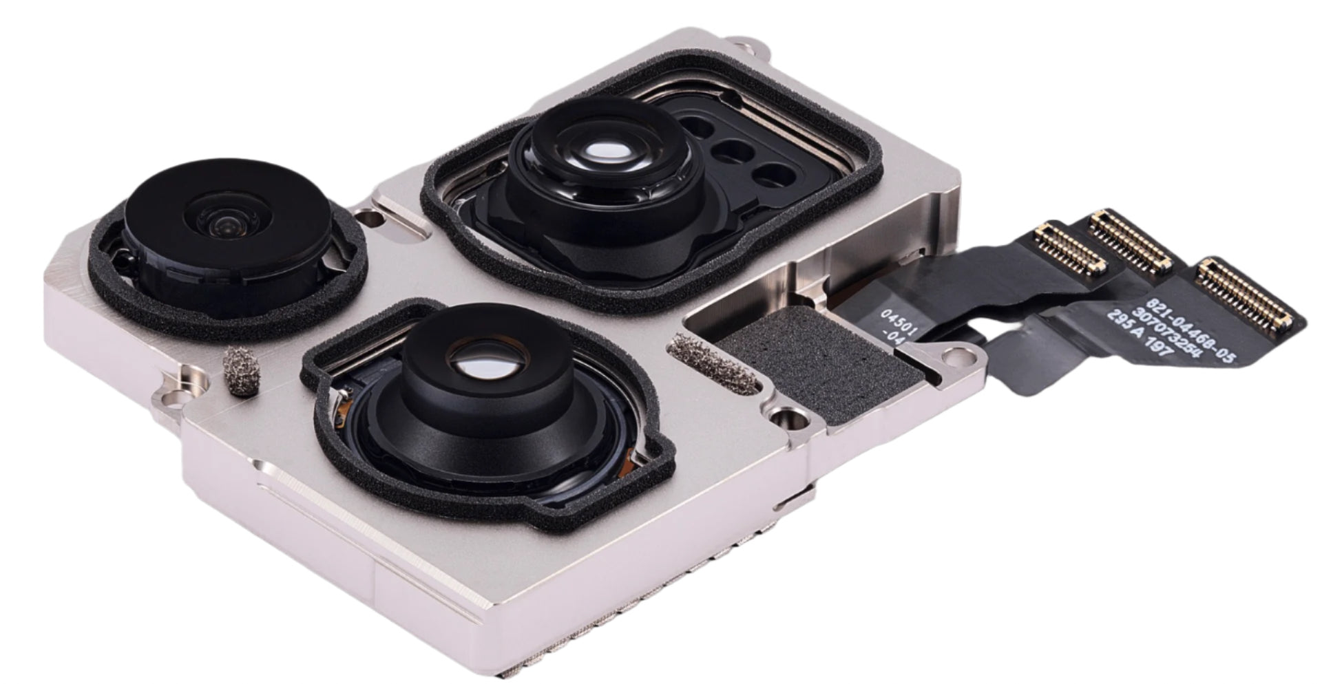 Triple Rear Camera Module Replacement – Compatible with Model 15 Pro Max – Reclaimed Original Component – High-Resolution Imaging