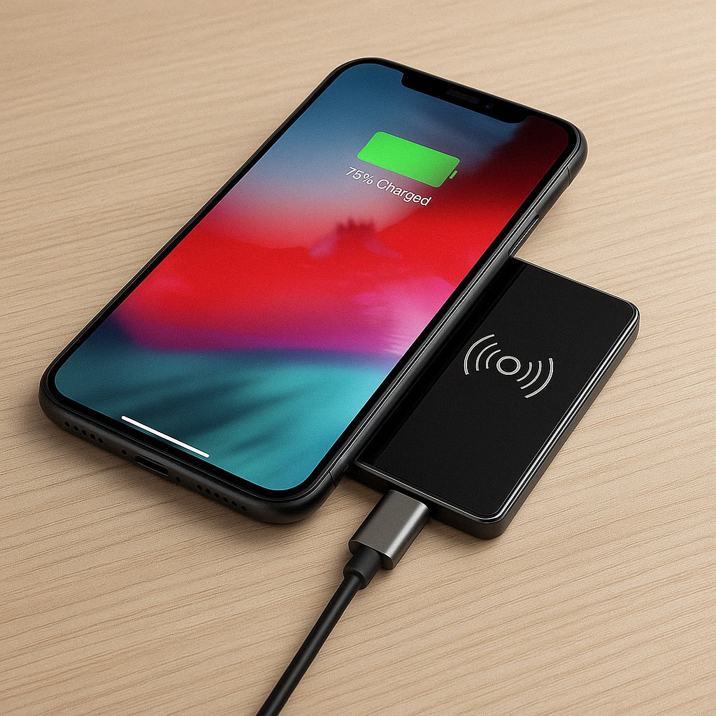 15W Wireless Charger | Fast Qi Charging Pad with USB-C Cable – Ultra Slim Aluminum Shell