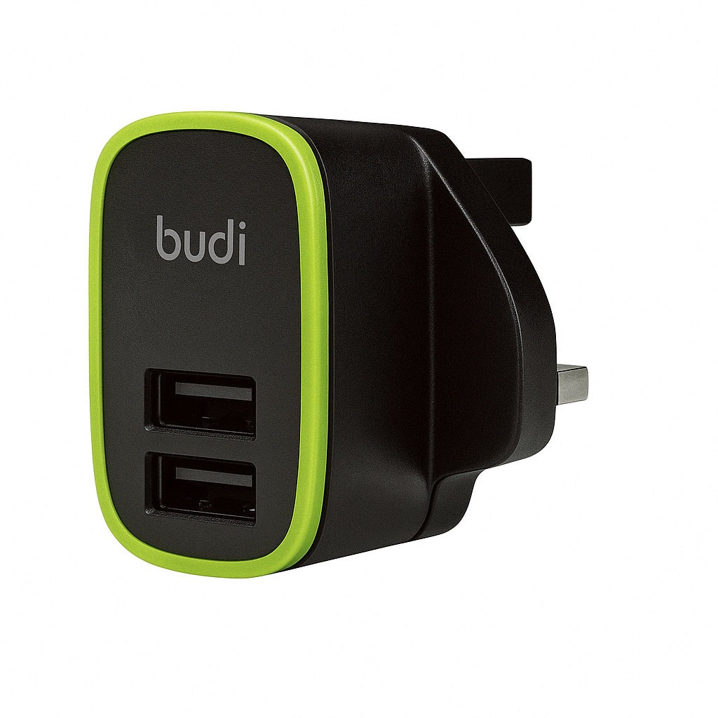 Dual USB Wall Charger | Fast Charging Home Adapter for iPhone, Android & Tablets