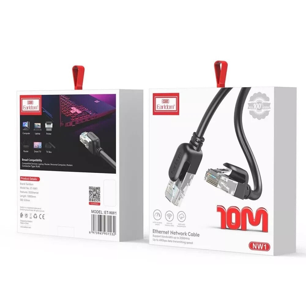 High-Speed Ethernet Cable – 40Gbps Internet LAN Cable for Home, Office & Gaming Networks