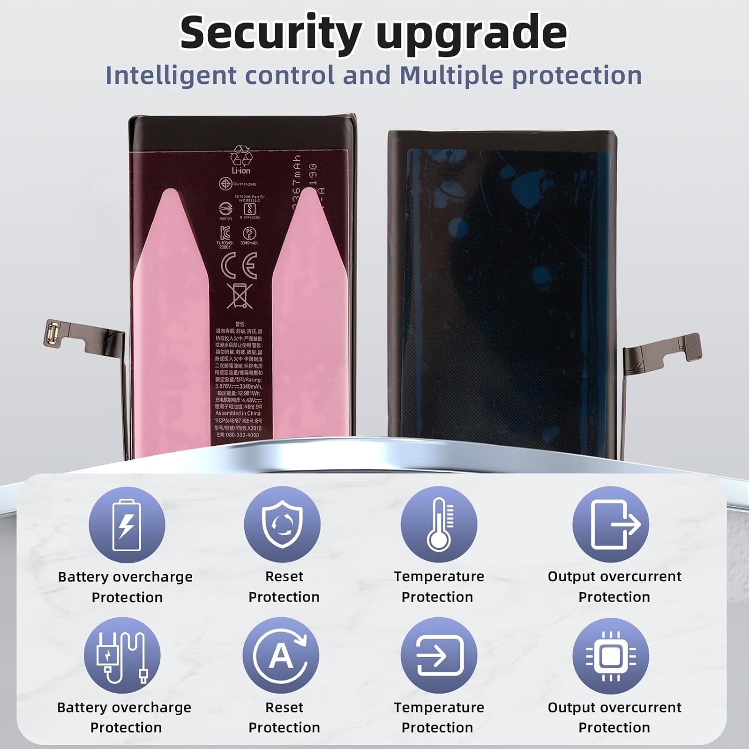 XKIN 3350mAh Battery for iPhone 15 – High-Capacity Zero Cycle Replacement