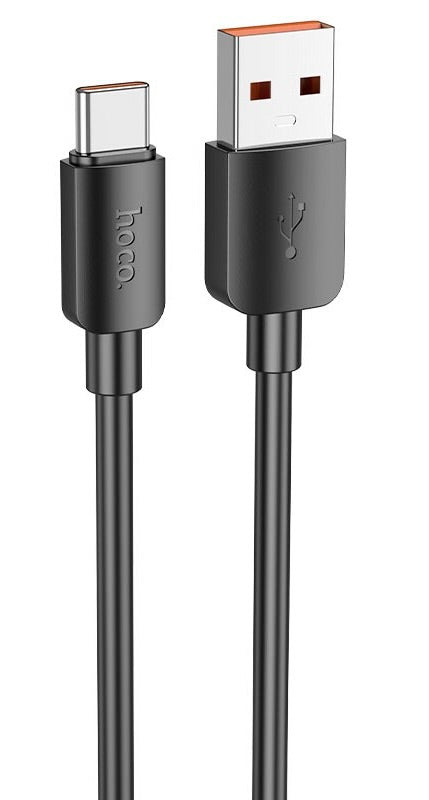 Hoco USB-A to USB-C Fast Charging Cable – 100W PD Power Delivery Data Cable for Laptops, Phones & Tablets