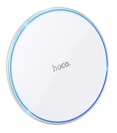 Hoco 15W Ultra-Thin Wireless Fast Charger – Slim Charging Pad for iPhone, Samsung, Android & Qi-Enabled Devices