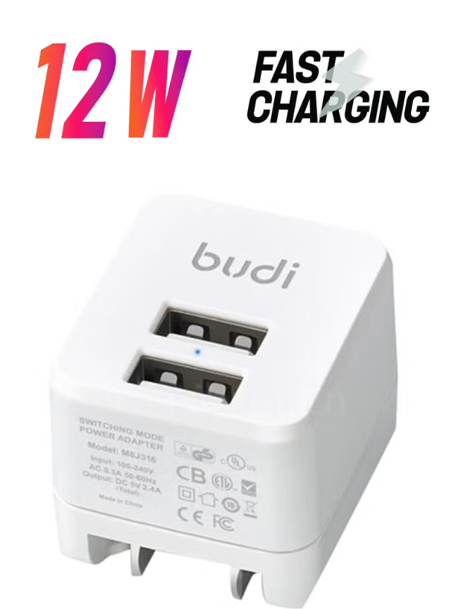 International Travel Charger – Global Power Adapter for EU, UK, US, AU with USB Charging