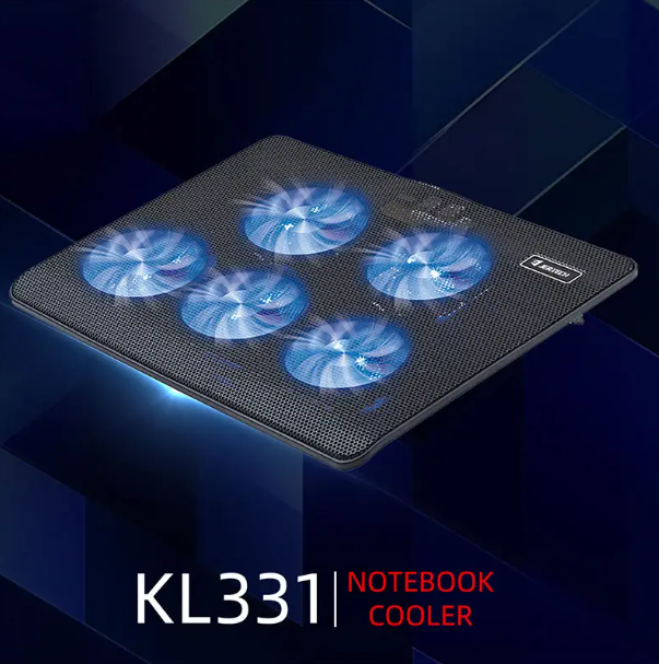 JERTECH Tornado Laptop Cooler – Multi-Function RGB Cooling Pad | USB Hub & Adjustable Height