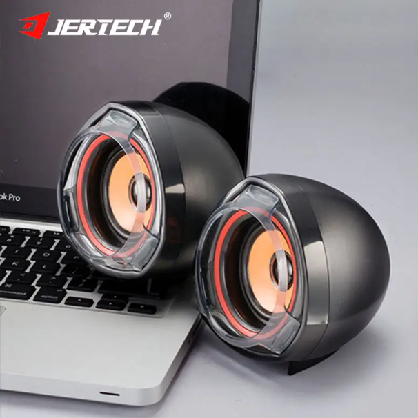 JERTECH USB 2.0 Fashion Digital Speaker – Woofer Bomb Sound | Compact Multimedia Audio