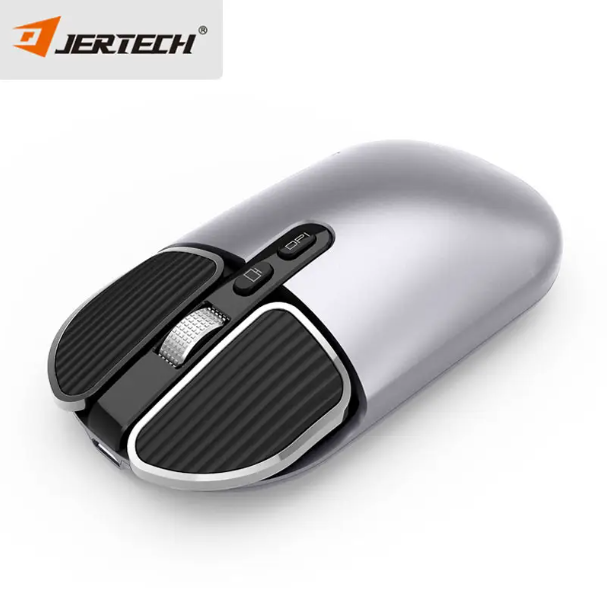JERTECH Wireless Mouse – 2.4GHz Ergonomic USB Receiver Mouse | Portable & Precision