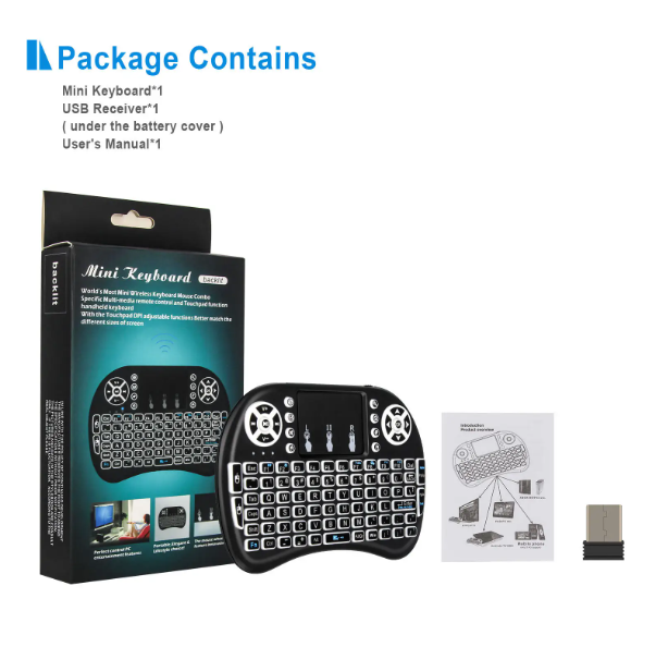 JERTECH Mini Wireless Keyboard – 2.4GHz USB Compact Design | Travel & School Friendly