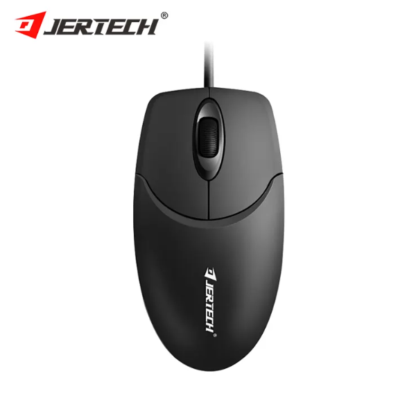 JERTECH Beast Desktop Optical Mouse – Ergonomic Wired USB Mouse | Precision for Office & Work