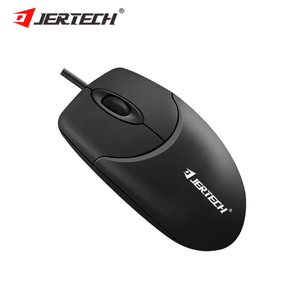 JERTECH Beast Desktop Optical Mouse – Ergonomic Wired USB Mouse | Precision for Office & Work