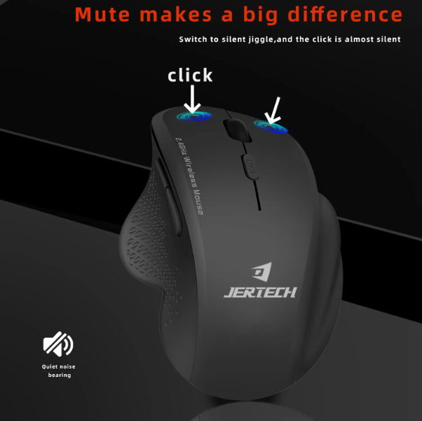 JERTECH Elite Macro Pro Gaming Mouse – Programmable RGB USB Mouse with Adjustable DPI