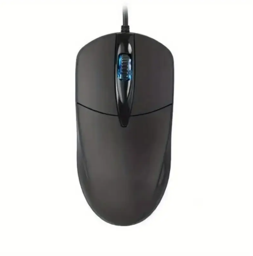 JERTECH Optical Mouse with Blue-Sensor – High-Precision USB Wired Mouse for Office & Everyday Use