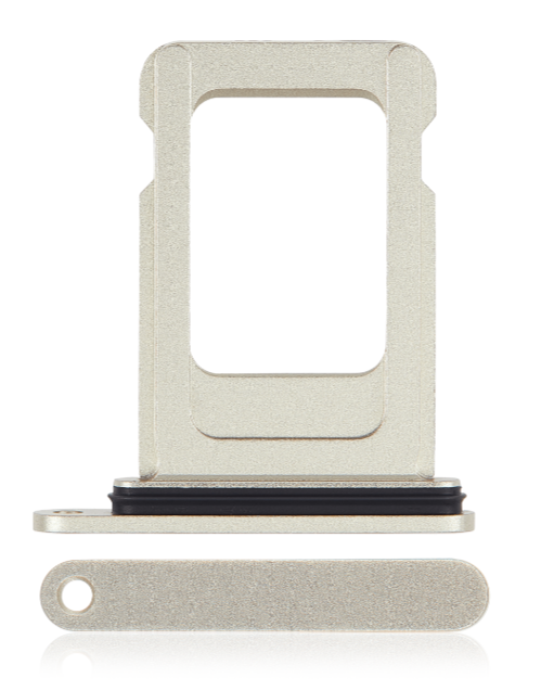 iPhone 15 Plus Yellow SIM Card Tray – OEM-Compatible Nano SIM Holder | Models A2846 A3102 A3105 | Single & Dual SIM Slot Replacement