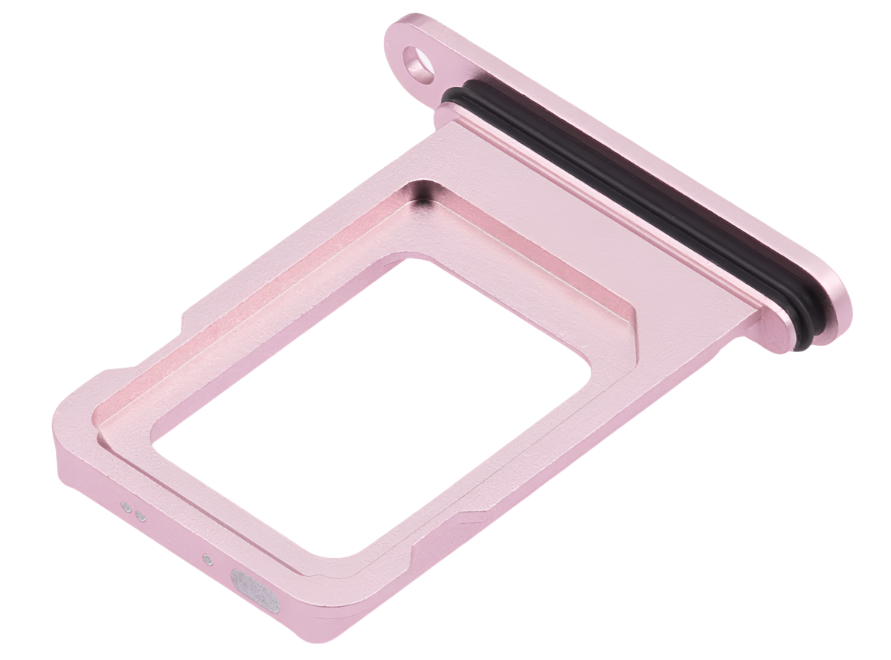 iPhone 15 Plus Pink SIM Card Tray – OEM-Compatible Nano SIM Holder | Models A2846 A3102 A3105 | Single & Dual SIM Slot Replacement