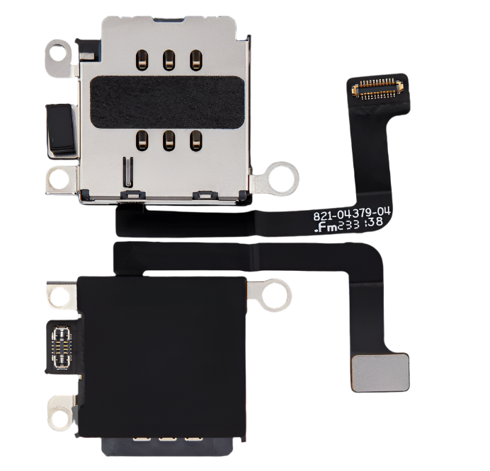 iPhone 15 Plus Dual SIM Card Reader Flex – OEM-Compatible SIM Slot Connector | Models A2846 A3102 A3105