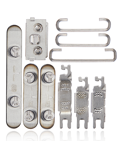 Black Side Button Set Compatible with iPhone 14 Pro & 14 Pro Max – Power, Volume & Mute Key Replacements | A2650 A2889 A2892 A2893 A2894