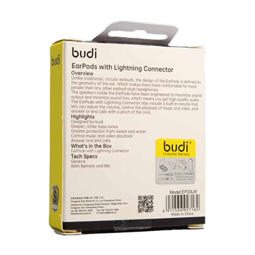 Apple-Compatible 8-Pin EarPods – Wired Headphones with Mic & Remote