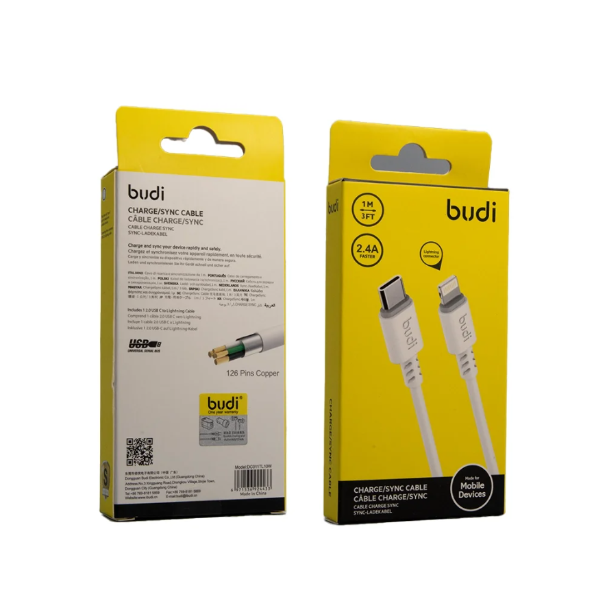 USB-C to 8-Pin 1M Charging Cable – MFi Certified Fast Charge Cord for Apple Devices