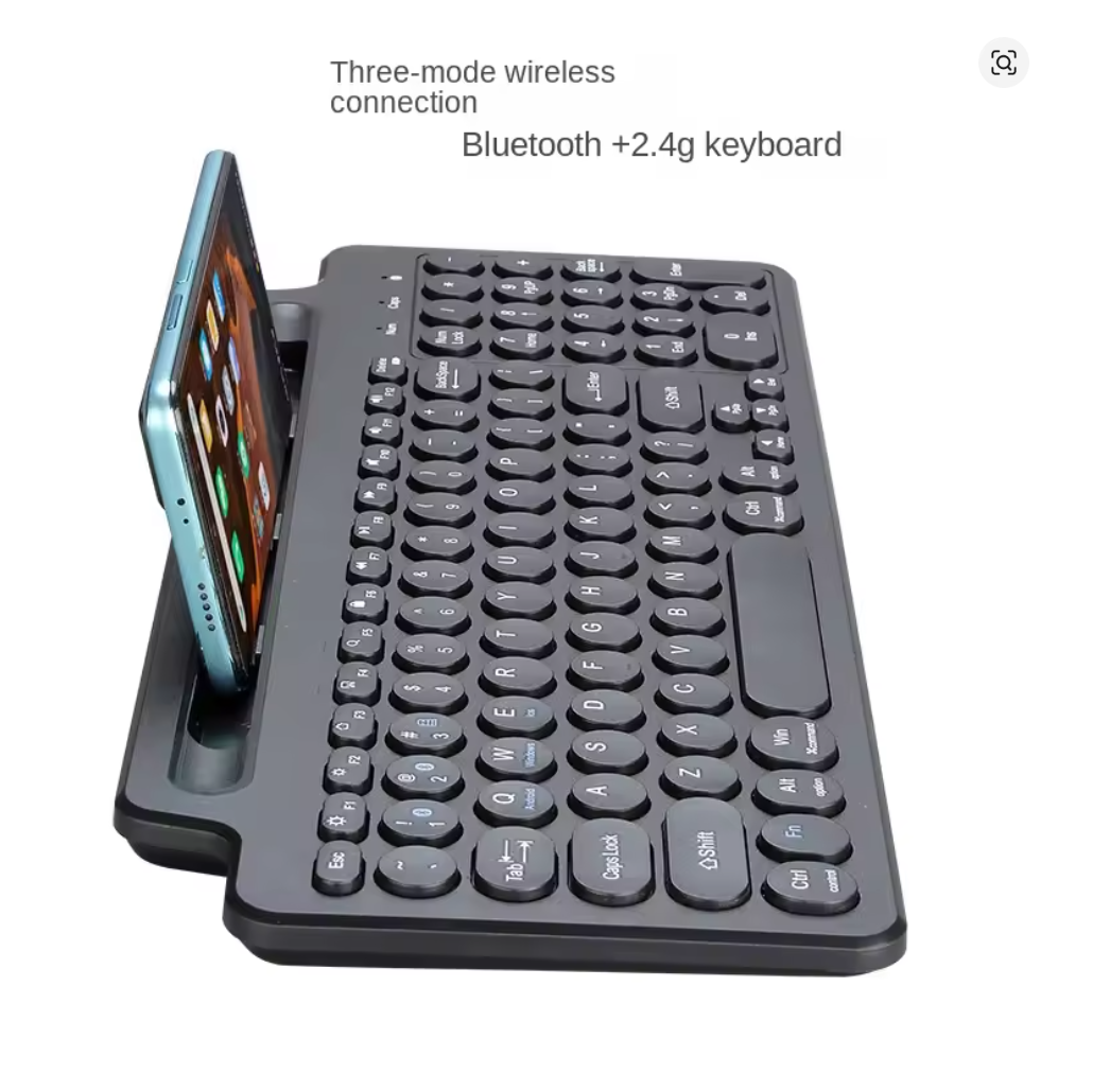 JERTECH Wireless Keyboard – Compact 2.4GHz USB Keyboard | Office & Travel Ready