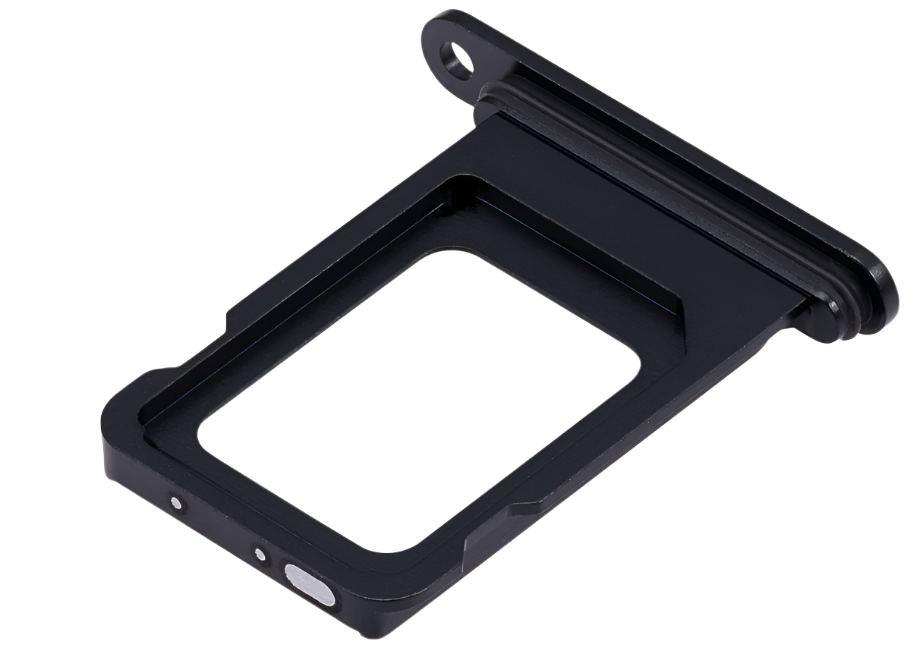 iPhone 15 SIM Card Tray – Black OEM-Compatible Nano SIM Slot Holder | Models A2848 A3090 A3093