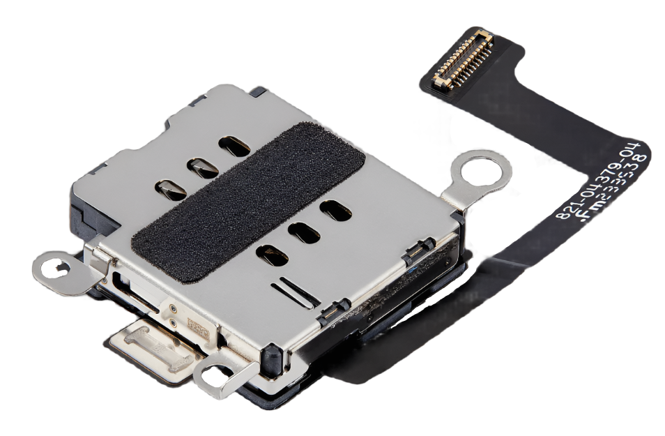 iPhone 15 Dual SIM Card Reader Flex – OEM-Compatible SIM Slot Connector | Models A2848 A3090 A3093