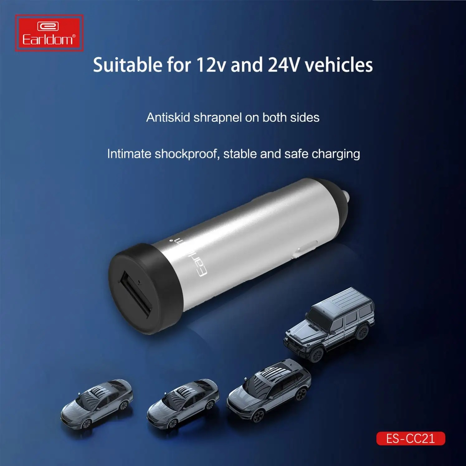 3.1A USB Fast Car Charger – Dual Port Quick Charge Adapter for All Vehicles | Compact 12V Power Adapter for Phones & Tablets