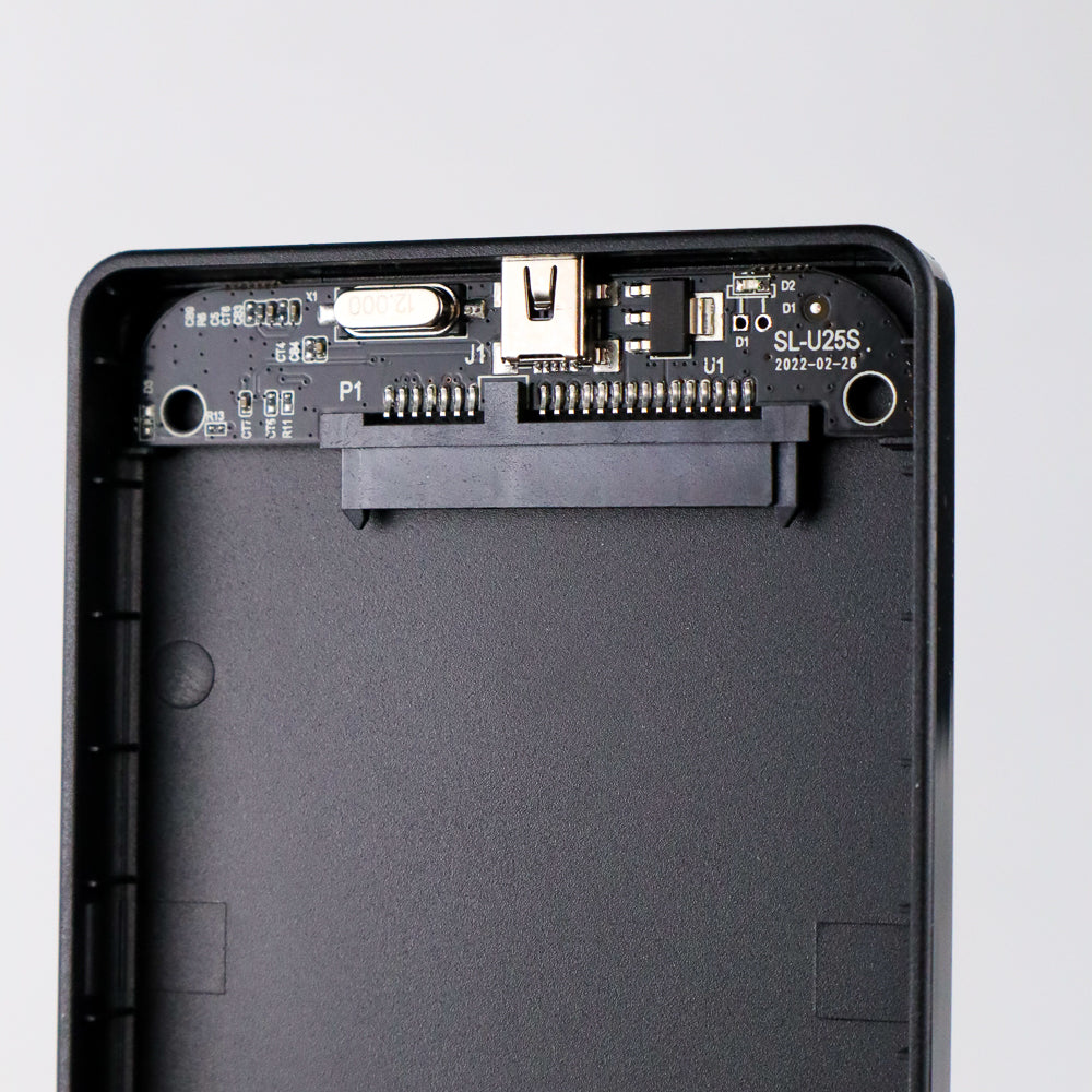 JERTECH 2.5" External HDD Case – USB 3.0 Hard Drive Enclosure | Tool-Free Design